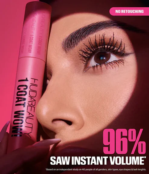HUDA BEAUTY Mascara 1 COAT WOW! "70% OFF"