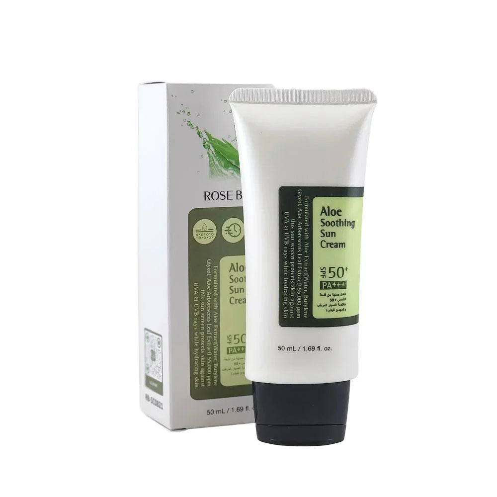 Aloe Soothing Sun Cream Spf50+ Pa+++ Rose Cosmetics