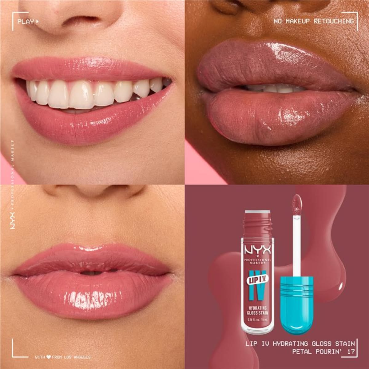 NYX Lip I.V. Hydrating Gloss Stain – Buy 1 Get 1 Free