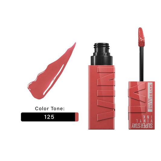 Maybelline New York Super Stay Vinyl Ink _ Shade 125 Jasmine Beauty