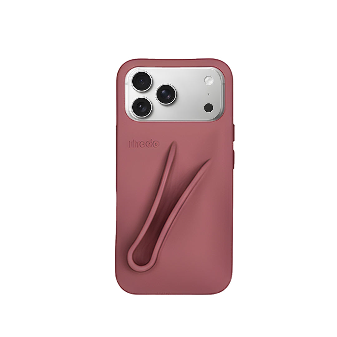 Rhode lip gloss + IPH 17 PRO Case Rose Cosmetics