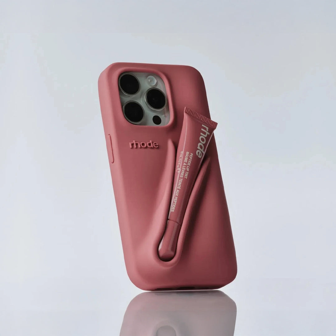 Rhode lip gloss + IPH 13 PRO MAX Case Rose Cosmetics