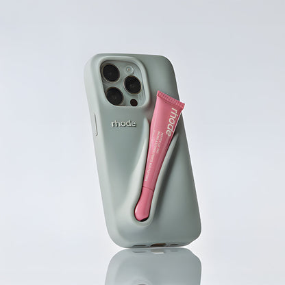 Rhode lip gloss + IPH 12 PRO Case Rose Cosmetics