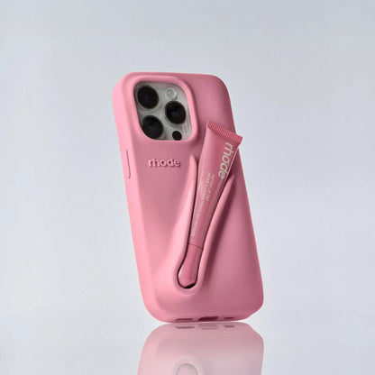Rhode lip gloss + IPH 12 PRO MAX Case Rose Cosmetics