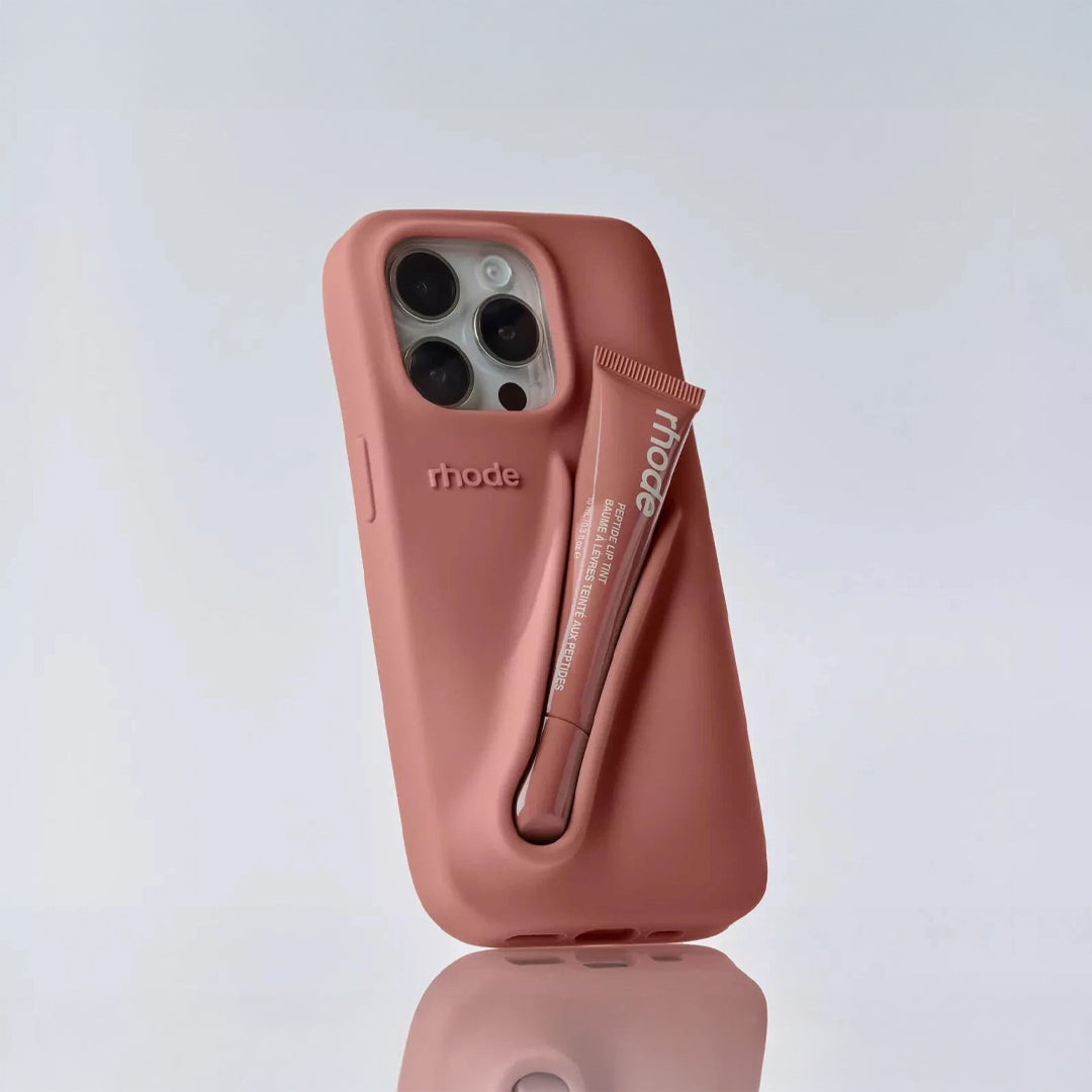 Rhode lip gloss + IPH 15 PRO MAX Case Rose Cosmetics